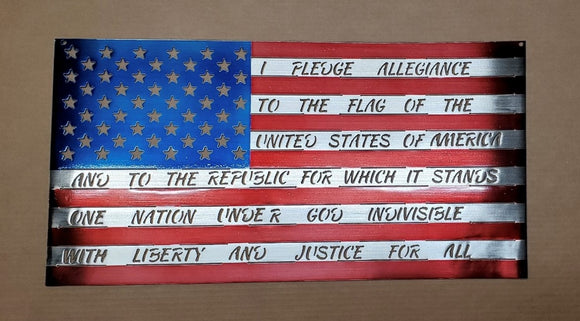 PLEDGE OF ALLEGIANCE AMERICAN FLAG