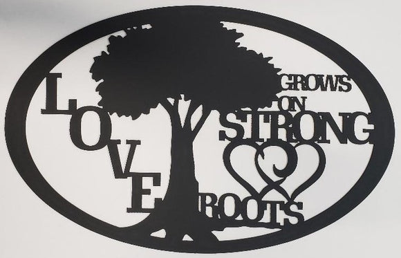 LOVE GROWS ON STRONG ROOTS